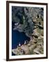 Puffins on Cliffs, Hermaness Nature Reserve, Unst, Shetland Islands, Scotland, UK-Patrick Dieudonne-Framed Photographic Print