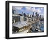 Puffy clouds over Seattle, Washington, USA-Janis Miglavs-Framed Photographic Print