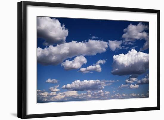 Puffy Clouds-Rick Doyle-Framed Photographic Print