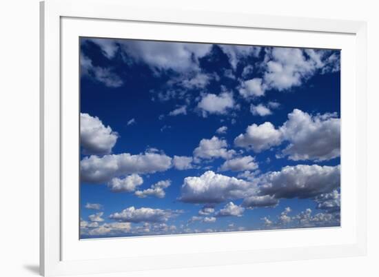 Puffy White Clouds in a Blue Sky-Rick Doyle-Framed Photographic Print