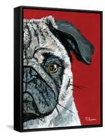 Pug a Boo-Melissa Symons-Framed Stretched Canvas