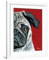 Pug a Boo-Melissa Symons-Framed Art Print