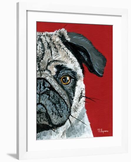 Pug a Boo-Melissa Symons-Framed Art Print