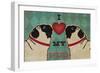 Pug and Pug - I Love My Pug-Ryan Fowler-Framed Art Print