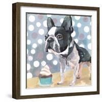 Pug Birthday-Anna Polanski-Framed Art Print