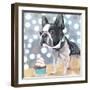 Pug Birthday-Anna Polanski-Framed Art Print