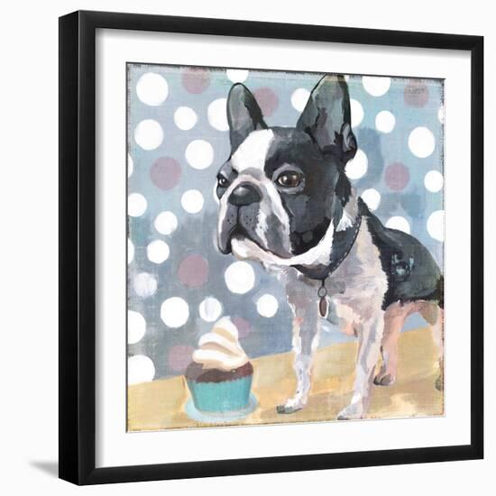 Pug Birthday-Anna Polanski-Framed Art Print