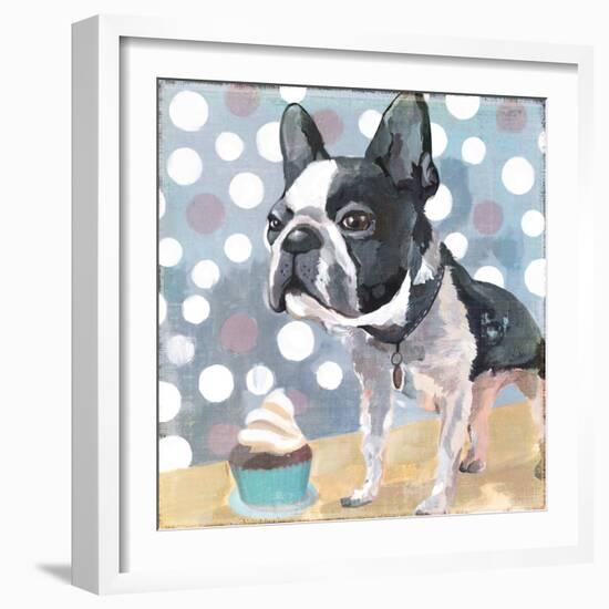 Pug Birthday-Anna Polanski-Framed Art Print