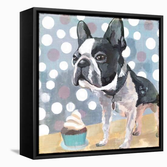 Pug Birthday-Anna Polanski-Framed Stretched Canvas