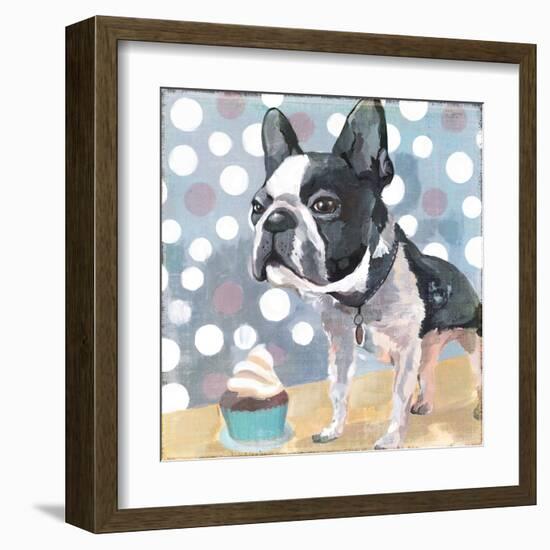 Pug Birthday-Anna Polanski-Framed Art Print