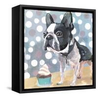 Pug Birthday-Anna Polanski-Framed Stretched Canvas