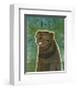 Pug (black)-John Golden-Framed Giclee Print