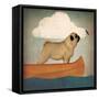 Pug Canoe Co-Ryan Fowler-Framed Stretched Canvas