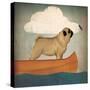 Pug Canoe Co-Ryan Fowler-Stretched Canvas