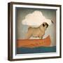 Pug Canoe Co-Ryan Fowler-Framed Art Print