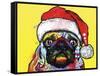 Pug Christmas Edition-Dean Russo-Framed Stretched Canvas