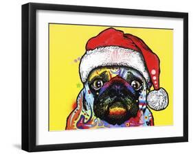 Pug Christmas Edition-Dean Russo-Framed Giclee Print