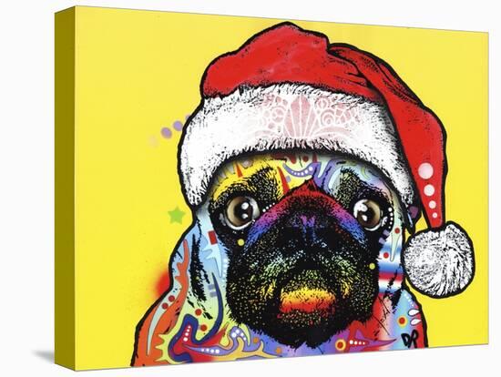 Pug Christmas Edition-Dean Russo-Stretched Canvas
