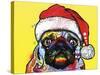 Pug Christmas Edition-Dean Russo-Stretched Canvas