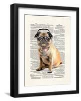 Pug DMC-Matt Dinniman-Framed Art Print