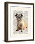 Pug DMC-Matt Dinniman-Framed Art Print