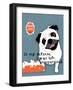Pug Dog Life-Ginger Oliphant-Framed Art Print