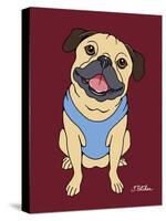 Pug Fawn-Tomoyo Pitcher-Stretched Canvas