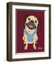 Pug Fawn-Tomoyo Pitcher-Framed Giclee Print