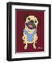 Pug Fawn-Tomoyo Pitcher-Framed Giclee Print