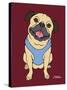 Pug Fawn-Tomoyo Pitcher-Stretched Canvas