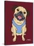 Pug Fawn-Tomoyo Pitcher-Stretched Canvas