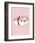 Pug - Hannah Stephey Cartoon Dog Print-Hannah Stephey-Framed Art Print