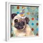 Pug Love-Anna Polanski-Framed Art Print