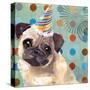 Pug Love-Anna Polanski-Stretched Canvas