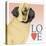 Pug Love-Tomoyo Pitcher-Stretched Canvas