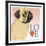 Pug Love-Tomoyo Pitcher-Framed Giclee Print