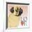 Pug Love-Tomoyo Pitcher-Framed Giclee Print