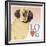 Pug Love-Tomoyo Pitcher-Framed Giclee Print