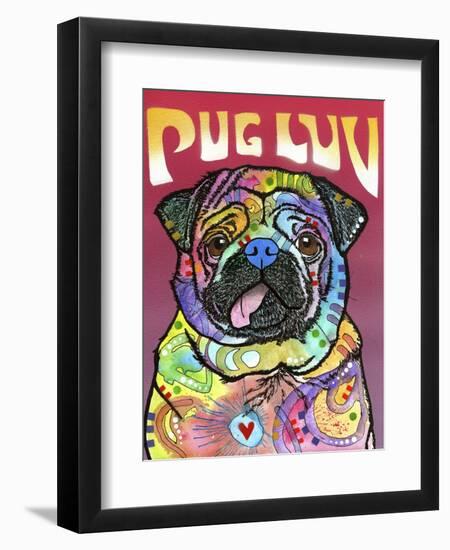 Pug Luv-Dean Russo-Framed Premium Giclee Print