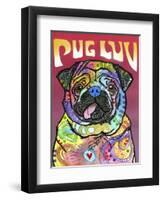 Pug Luv-Dean Russo-Framed Giclee Print