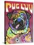 Pug Luv-Dean Russo-Stretched Canvas