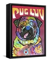 Pug Luv-Dean Russo-Framed Stretched Canvas