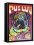 Pug Luv-Dean Russo-Framed Stretched Canvas