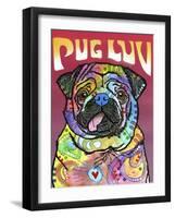 Pug Luv-Dean Russo-Framed Giclee Print