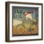 Pug on a Bike-Ryan Fowler-Framed Art Print