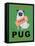 Pug Orange Juice-Ken Bailey-Framed Stretched Canvas