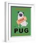 Pug Orange Juice-Ken Bailey-Framed Premium Giclee Print