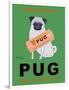 Pug Orange Juice-Ken Bailey-Framed Premium Giclee Print