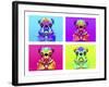 Pug Psychodelic Poster XXXII-Fernando Palma-Framed Giclee Print