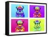 Pug Psychodelic Poster XXXII-Fernando Palma-Framed Stretched Canvas